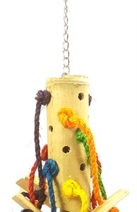Happy pet vogelspeelgoed puzzel bamboe