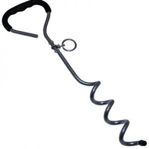 Petgear tie out stake aanlegspiraal