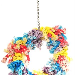 Happy pet papegaai flossin ring