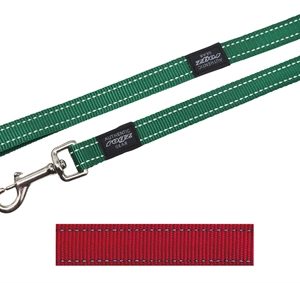 Rogz for dogs fanbelt long lijn rood