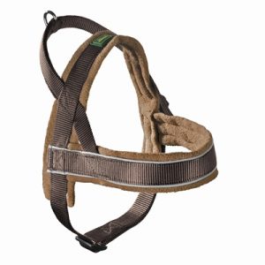 Hunter harnas norweger racing nylon bruin/cognac