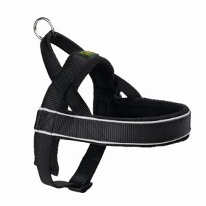 Hunter harnas norweger racing nylon zwart/zwart