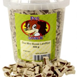 Petsnack botjes mini duo lam/rijst