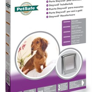 Petsafe kattenluik small zilver/transparant