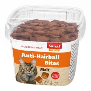 Sanal cat hairball bites cup