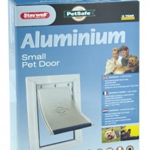 Petsafe kattenluik tot 7 kg aluminium wit