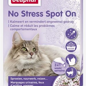 No stress spot on kalmeert en stimuleert goed gedrag kat